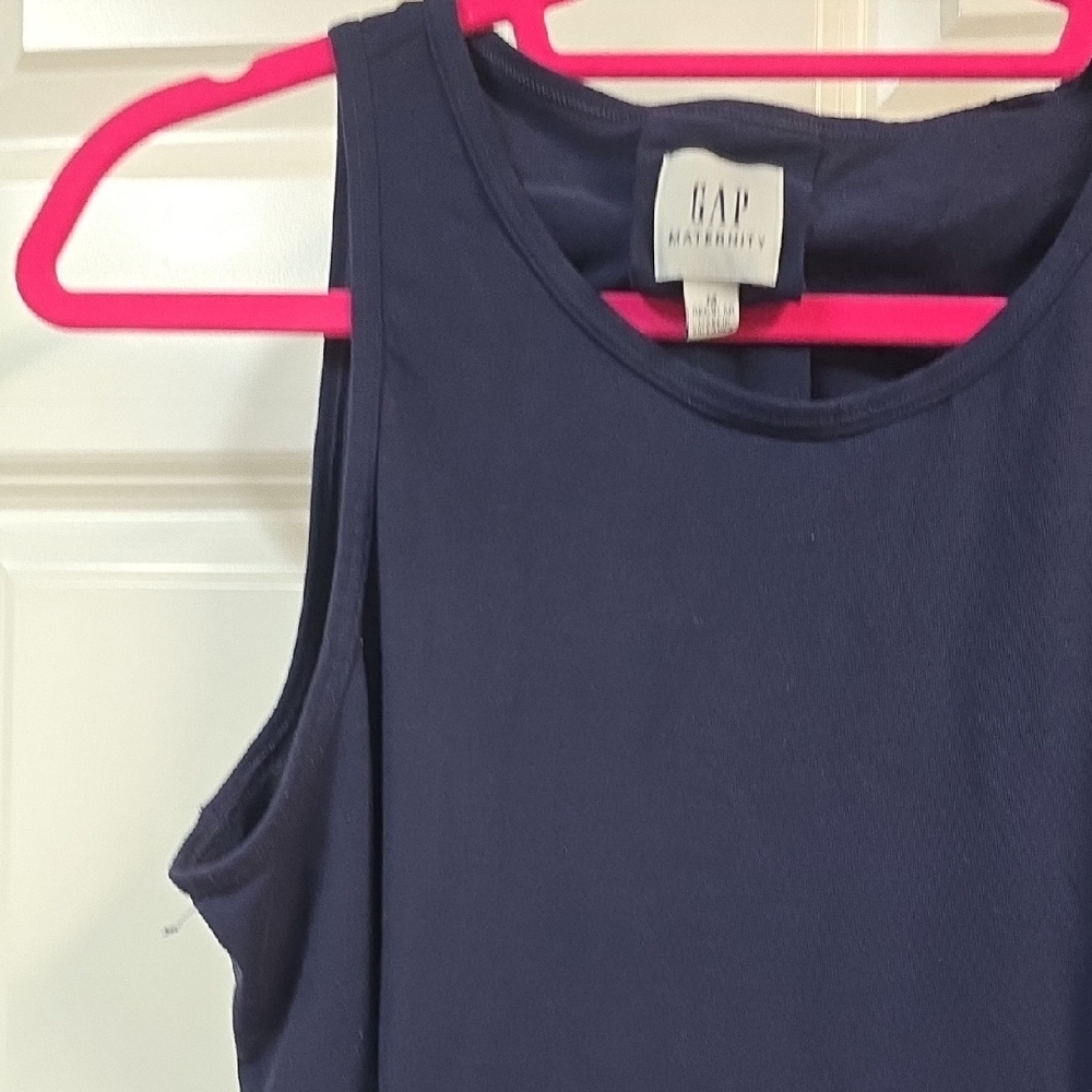 GAP Maternity Navy Workout Tank Top